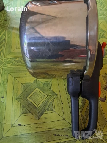 Тенджера под налягане(немска)-6 литра, снимка 6 - Съдове за готвене - 51252671