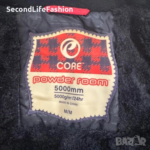 Дамско ски/сноуборд яке Core Powder Room, размер M, 5000 мм, снимка 2 - Зимни спортове - 52500763