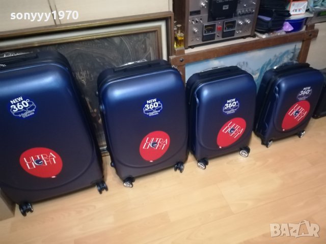 КУФАРИ 4 БРОЯ С КОЛЕЛЦА-ТВЪРДИ СТРАНИЦИ 1108231815, снимка 5 - Куфари - 41828480