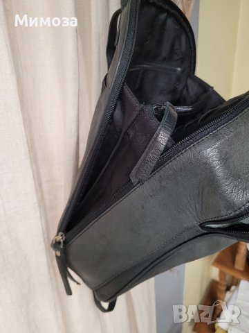 Gigi естествена кожа черна раница( 290€ в интернет), снимка 14 - Раници - 41384649