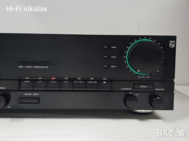 стерео Hi-Fi усилвател PHILIPS DFA 888, снимка 3 - Ресийвъри, усилватели, смесителни пултове - 52635830