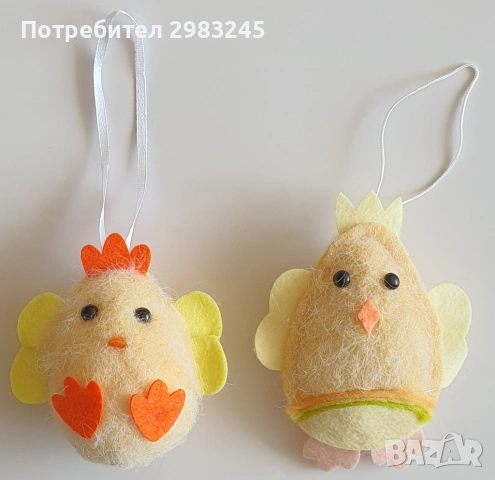 Стилизирани великденски яйца - пиленца, снимка 3 - Декорация за дома - 53853608