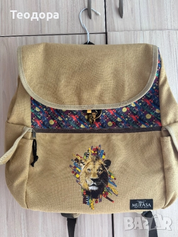 Чисто нова раница Муфаса Цар Лъв, снимка 2 - Раници - 52876292