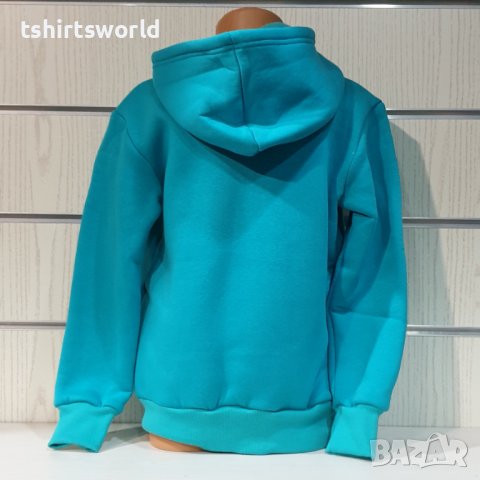 Нов детски суичър с дигитален печат MINECRAFT в зелен изчистен цвят, снимка 5 - Детски анцузи и суичери - 38866768