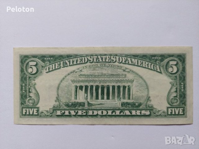 5 долара от 1963, снимка 2 - Нумизматика и бонистика - 40389070