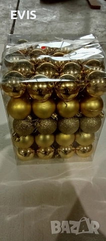 --- 🎄 Комплект коледни топки за елха – 64 броя 🎄 , снимка 2 - Други - 51922950