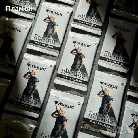 Magic The Gathering Final Fantasy Play Booster Box 30 пакета x 14 карти Ново, снимка 6 - Колекции - 53474371