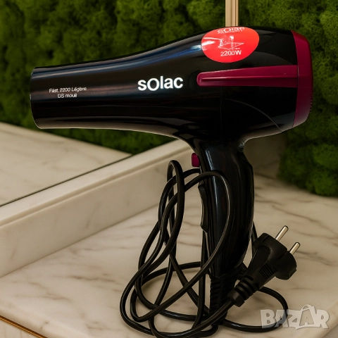 Сешоар Solac Fast, 2200 Légere – ултра лек и мощен, снимка 7 - Сешоари - 51895980