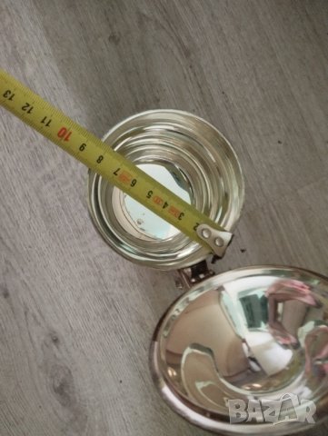 посребрена месингова халба, снимка 3 - Други ценни предмети - 41084249