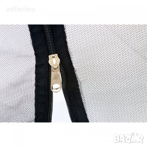 Комарник за градински шатри, павилиони, къмпинг, двор, тенти, 12 х 2 м, с 2 ципа, мрежа против комар, снимка 6 - Градински мебели, декорация  - 34165713