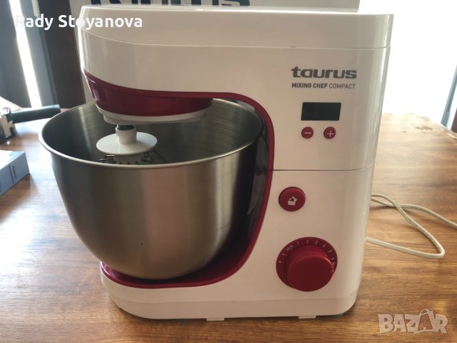 Миксер с купа Taurus Mixing Chef Compact, 600W, 8 скорости, снимка 3 - Друга електроника - 41330454