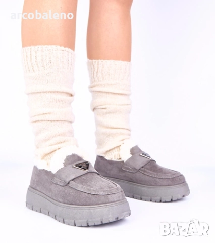 Дамски мокасини на платформа с подплата от Kirby, 5цвята , снимка 11 - Дамски ежедневни обувки - 52862344