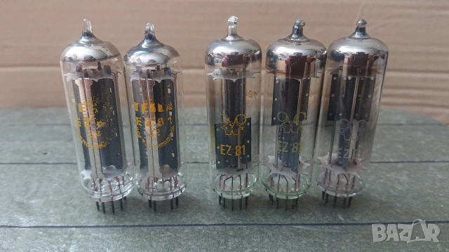 Радиолампи TESLA, RFT EZ81. 