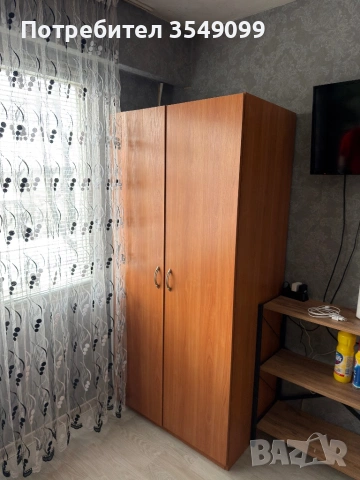 Комплект приста гардероб и скрин, снимка 2 - Спални и легла - 53651938