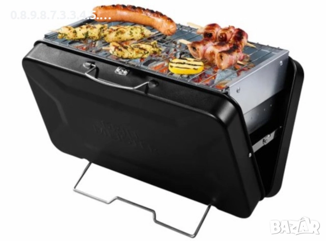 грил за дървени въглища Тип куфар, снимка 5 - Скари - 52420376