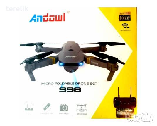 #ХИТ Нов DRON 998, 4K ULTRA HD; WIFI HPV 2.4G, Камера 2MP приложение за телефонна предаване на живо,, снимка 11 - Друга електроника - 39931008