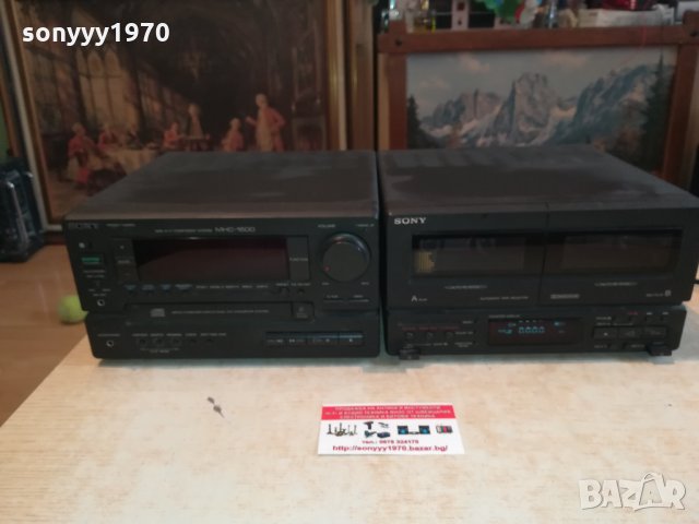 sony cd receiver+sony deck-made in japan 0103221838, снимка 7 - Ресийвъри, усилватели, смесителни пултове - 35960863