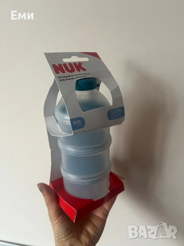NUK Дозатор за съхранение на сухо мляко, снимка 3 - Прибори, съдове, шишета и биберони - 53267796