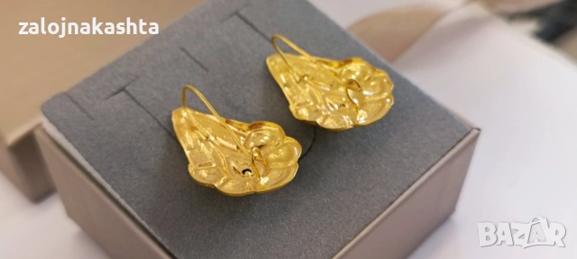 Златни обеци-3,81гр/18кр, снимка 8 - Обеци - 53324530