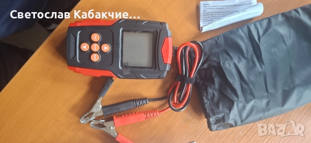 Продавам тестер за акумулатори чисто нов само пробван. , снимка 3 - Друга електроника - 52482815