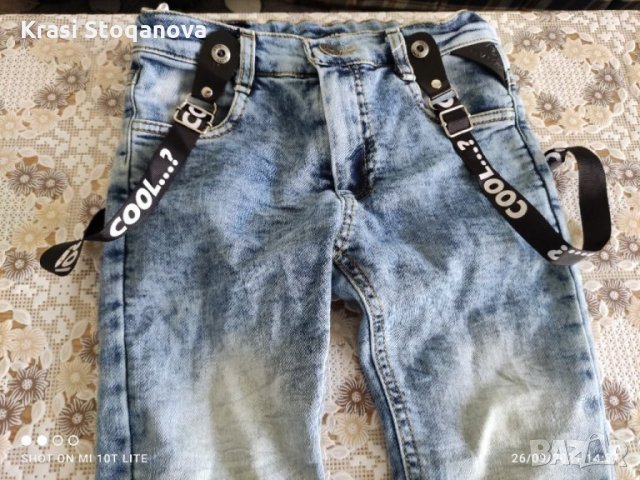 Детски //МОДНИ// - Дънки с ТИРАНТИ , снимка 3 - Детски панталони и дънки - 34258625