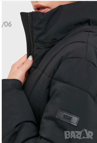 DKNY ватирано много дебело дълго яке размер ХЛ, снимка 13 - Якета - 52131018