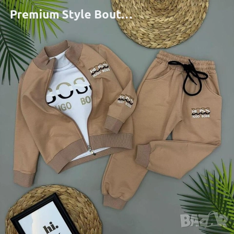 Детски комплект от три части BOSS, снимка 5 - Детски комплекти - 53647053