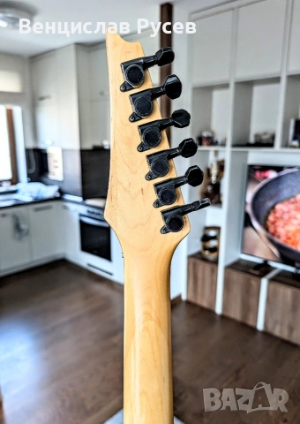 Ibanez EX350 Metallic Blue, 1991, Korea, снимка 8 - Китари - 53408638