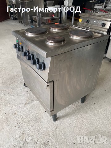 Професионална електрическа печка с електрически котлони, снимка 3 - Обзавеждане на кухня - 41160656