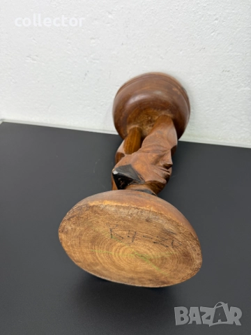 Африканска поставка за цветя / пепелник. №7426, снимка 6 - Антикварни и старинни предмети - 51936478