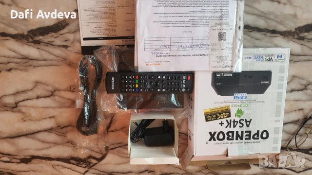 Андроид Сателитен приемник OPENBOX - AS4K+, снимка 2 - Приемници и антени - 50954512