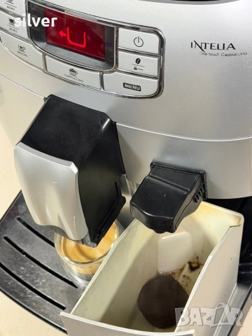 Кафемашина кафе автомат Saeco INTELİA one с гаранция, снимка 8 - Кафемашини - 52393511