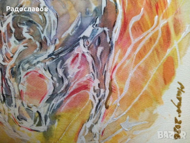 ''Коне'' / картина, оригинал /, снимка 6 - Картини - 53649407