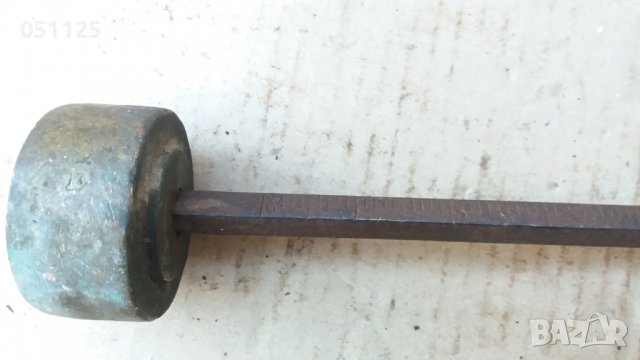 везна, кантар с две деления за 6 и до 20 кг. с топуз , снимка 6 - Антикварни и старинни предмети - 40022946