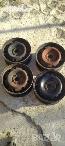 4бр джанти за Рено и Дачия 5,5J R14 4x100 ET42 с отвор 60мм, снимка 1