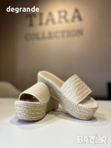 Дамски чехли на платформа , снимка 2 - Чехли - 50949627