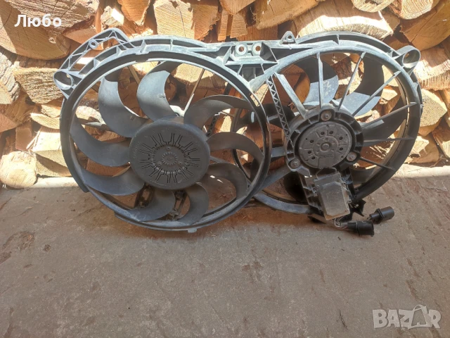 Комплект електрически перки с управления и дифузьор за Ауди А6 ц6 4ф 3.0тди БМК Audi A6 c6 4f 3.0tdi