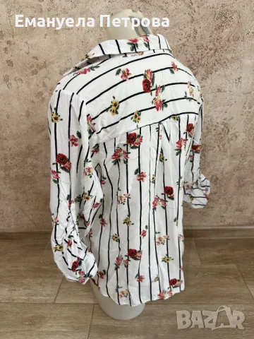 Дамска ежедневна цветна риза, снимка 3 - Ризи - 48071371