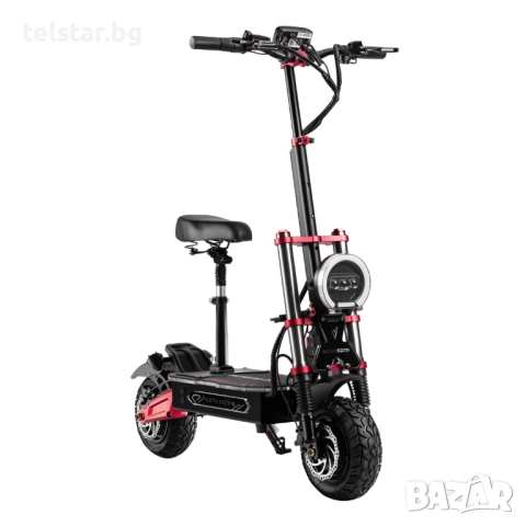 Електрическа тротинетка TELSTAR 11+ S-5 Pro 67.2V 38Ah с два двигателя 2x3000W 92 км/ч, снимка 5 - Мотоциклети и мототехника - 52429523