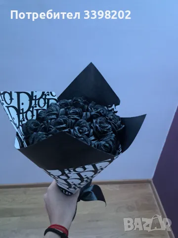 Ръчно изработени сатенени рози , снимка 4 - Подаръци за жени - 48619614