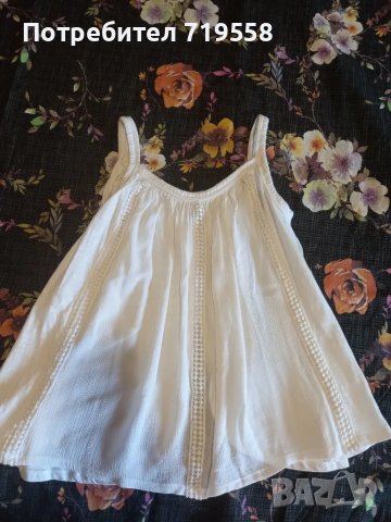 Дънкови панталонки и потник, снимка 1