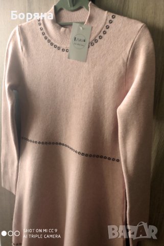 НАМАЛЕНА - Нова кашмирена рокля бутик LBD, снимка 8 - Рокли - 41663304