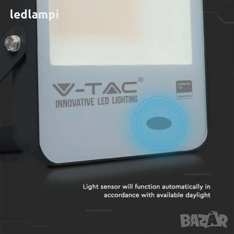 LED Прожектор 30W Сензор Super BRIGHT 120Lm/W - 5 Години Гаранция, снимка 4 - Лед осветление - 34548173
