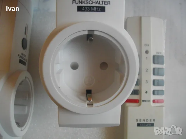 16 АМПЕРА КОНТАКТИ С ДИСТАНЦИОННО НОВИ НЕМСКИ ОРИГИНАЛНИ 4бр х 16А 433MHz SLG KUNSTSTOFF GmbH, снимка 15 - Друга електроника - 48330988
