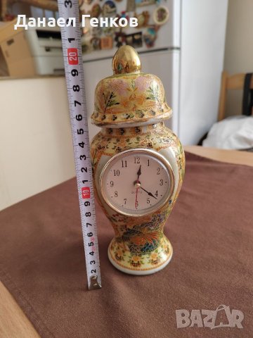 Настолен порцеланов часовник., снимка 4 - Други - 41625188