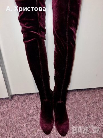 Ботуши над коляно - чизми, снимка 4 - Дамски ботуши - 41381776