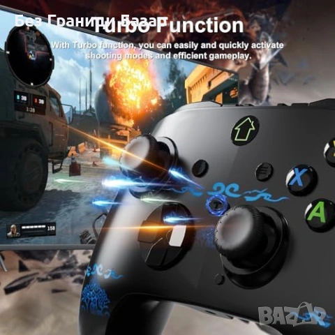 Нов джойстик Жичен гейм контролер за Xbox One Series X|S PC с жак 3.5 мм, снимка 3 - Аксесоари - 53827349