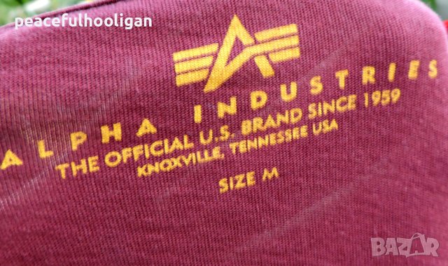 Оригинална мъжка тениска Alpha Industries размер М, снимка 12 - Тениски - 44356846