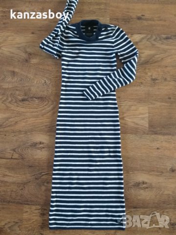 g-star exly stripe r dress knit wmn - страхотна рокля КАТО НОВА, снимка 7 - Рокли - 34686075