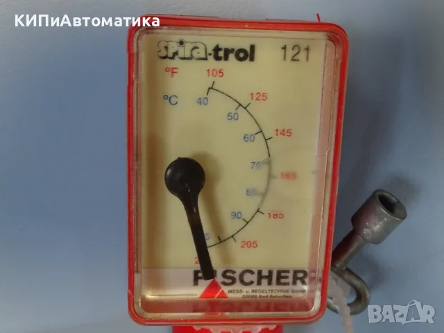 терморегулатор Fischer Spiral-Trol Type 121 40/105°C temperature controller, снимка 2 - Резервни части за машини - 56359212